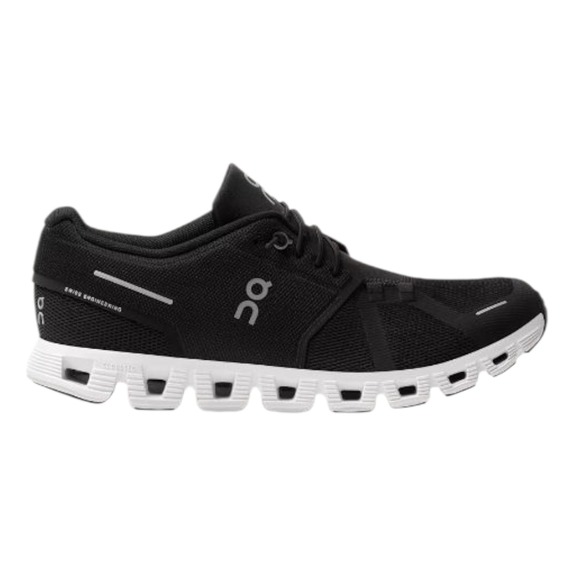 On Running Cloud 5 Mens Sneakers Black White Athletic Training Shoes US M 12.5 - Picture 1 of 10
